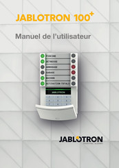 jablotron 100+ Manuel De L'utilisateur
