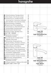 Hansgrohe Logis 160 CoolStart Eco 71839000 Mode D'emploi / Instructions De Montage