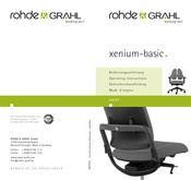 ROHDE & GRAHL xenium-basic Mode D'emploi