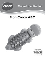 VTech Mon Croco ABC Manuel D'utilisation