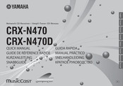 Yamaha CRX-N470D Guide De Référence Rapide