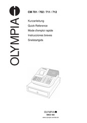 Olympia CM 701 Mode D'emploi Rapide