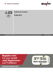 EWM Trolly 35-1 Manuel D'utilisation