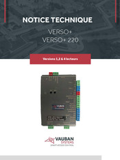 Vauban Systems VERSO+ 220 Notice Technique