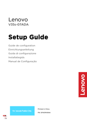 Lenovo V35s-07ADA Guide De Configuration