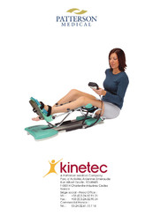 Kinetec Patterson Medical Spectra Essential Knee CPM Machine Mode D'emploi