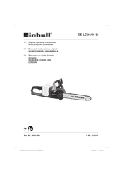 EINHELL 4501781 Traduction Du Mode D'emploi D'origine