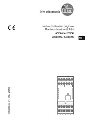 IFM Electronic AS-interface AC032S Notice D'utilisation Originale