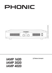 Phonic iAMP 1620 Mode D'emploi