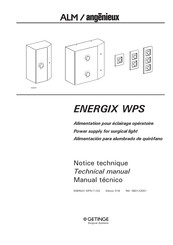 GETINGE ALM/Angenieux ENERGIX WPS Notice Technique