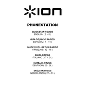 ION PHONESTATION Guide D'utilisation Rapide