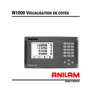 Anilam W1000 Mode D'emploi