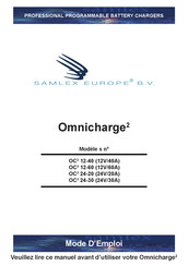Samlex Europe Omnicharge2 OC2 12-40 Mode D'emploi