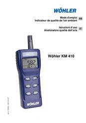 Wohler KM 410 Mode D'emploi