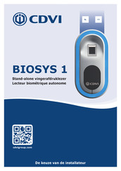 CDVI BIOSYS 1 Mode D'emploi