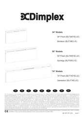 Dimplex 74 Prism Mode D'emploi