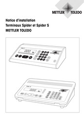 Mettler Toledo Spider S Manuel De L'opérateur