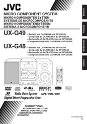 JVC CA-UXG48 Manuel D'instructions