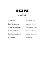 ION Luxe LP Guide D'utilisation