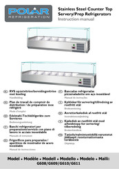 Polar Refrigeration G608 Mode D'emploi