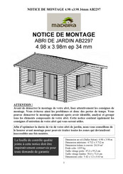 Madeira AB2297 Notice De Montage