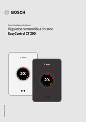 Bosch EasyControl CT 200 Notice D'installation Et D'utilisation