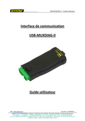 EXXOTEST USB-MUXDIAG-II Guide Utilisateur