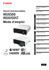 Canon WUX450ST Mode D'emploi