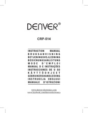 Denver CRP-514 Mode D'emploi