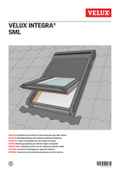Velux INTEGRA SML Notice D'installation