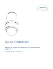 Avigilon 1.0-H3M-DP1 Guide D'installation