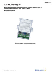 ZIEHL-ABEGG AM-MODBUS-W Notice D'utilisation