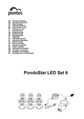 Pontec PondoStar LED Set 6 Notice D'emploi