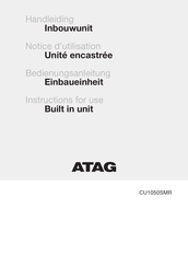 Atag CU1050SMR Notice D'utilisation