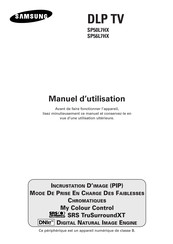 Samsung SP56L7HX Manuel D'utilisation