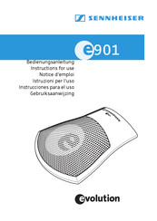Sennheiser evolution e901 Notice D'emploi