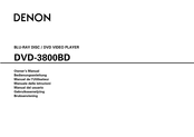 Denon DVD-3800BD Manuel De L'utilisateur