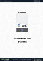 WATTUNEED WKS EVO 5 kW Manuel D'utilisation