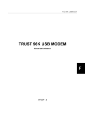 Trust 56K Manuel De L'utilisateur