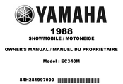 Yamaha Motor EC340M 1988 Manuel Du Propriétaire