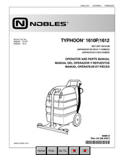 Nobles TYPHOON 1610P Manuel Opérateur