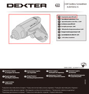 Dexter 3.6VSD2.5 Traduction Des Instructions D'origine