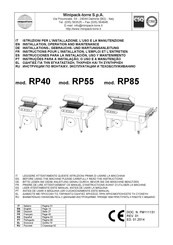 Minipack-Torre RP55 Instructions Pour L'installation, L'emploi Et L'entretien