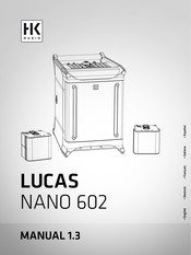 Hk Audio LUCAS NANO 602 Manuel D'utilisation