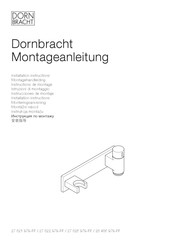 Dornbracht 27 821 979-FF Instructions De Montage