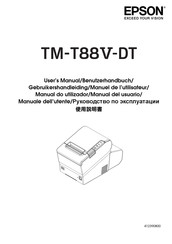 Epson TM-T88V-DT Manuel De L'utilisateur