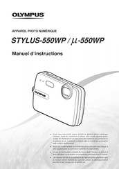 Olympus STYLUS-550WP Manuel D'instructions