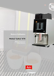 Melitta Cafina XT8 Notice D'utilisation