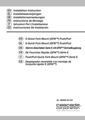 cascade corporation QFM E Série Instructions De Montage