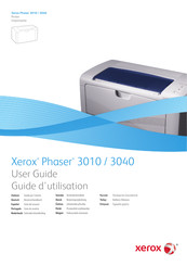 Xerox Phaser 3010 Guide D'utilisation